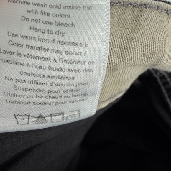 rag & bone Black Wide Leg Flare Jeans - Picture 10 of 14